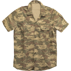Turkish Military Short Sleeve Field Shirt, Used