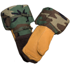 U.S. G.I. Extreme Cold Weather Arctic Mittens, M-1949, Used