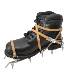 Swiss Mountain Ice Crampons with Spike Covers