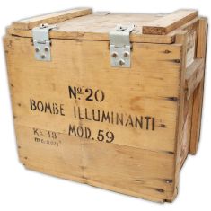 Italian Military Wooden Munitions Crate