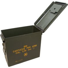 Italian Military Ammo Box, Tall .50 Cal. Can