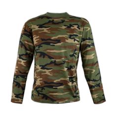 Mil-Tec Woodland Camo Long Sleeve Top