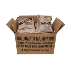 U.S. G.I. Ready Rations, Meals Ready-to-Eat, Case of 12