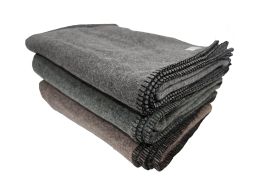 Vintage Canadian Military Wool Blanket